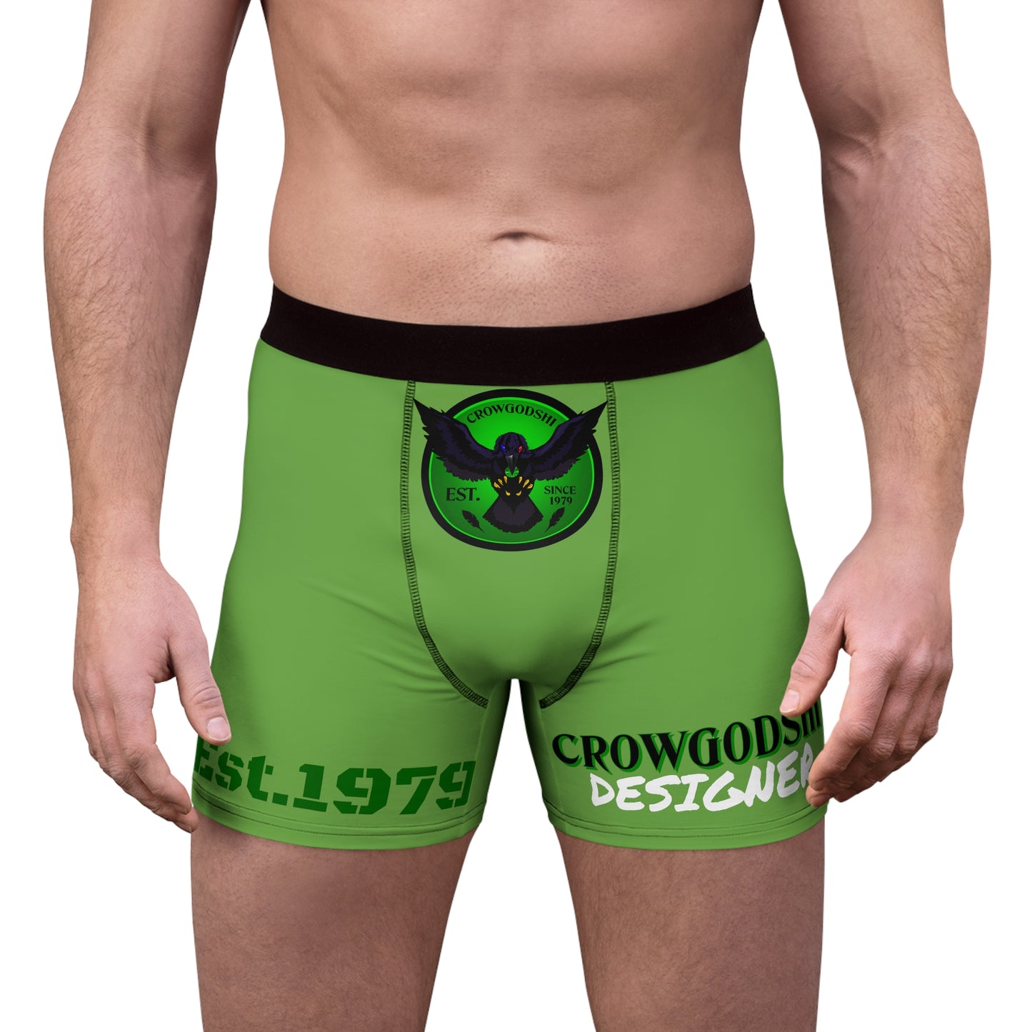 Men's Light Green CD Est.1979 Boxer Briefs