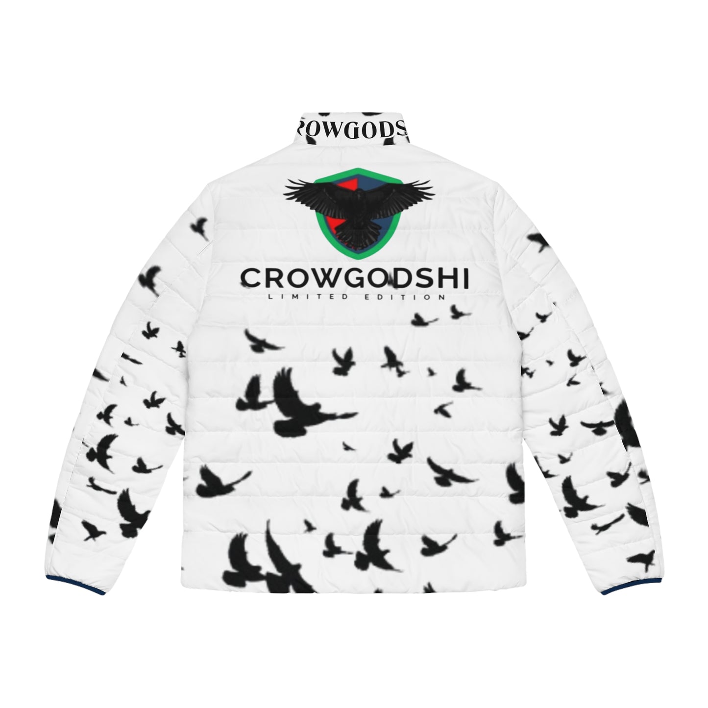 Crowgodshi Limited Edition Men's Puffer Jacket (WHITE)