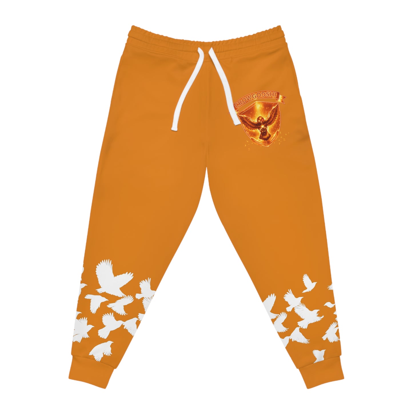 Crowgodshi Designer Florida White Edition Athletic Joggers