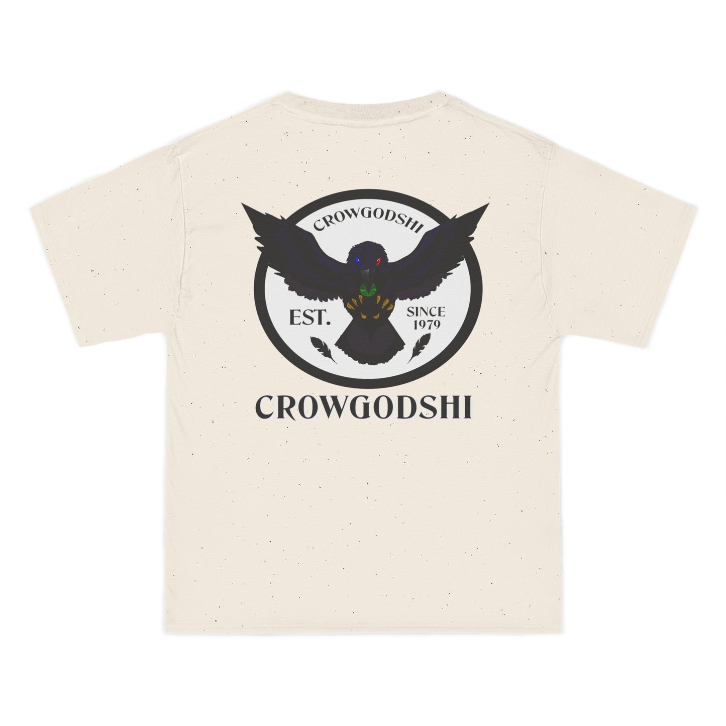 Crowgodshi First Generation Limited Edition Beefy-T®, WHITE LOGO