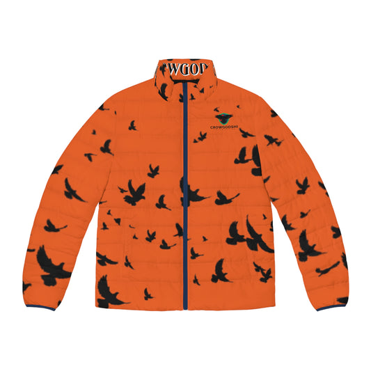 Crowgodshi Limited Edition Men's Puffer Jacket (ORANGE)