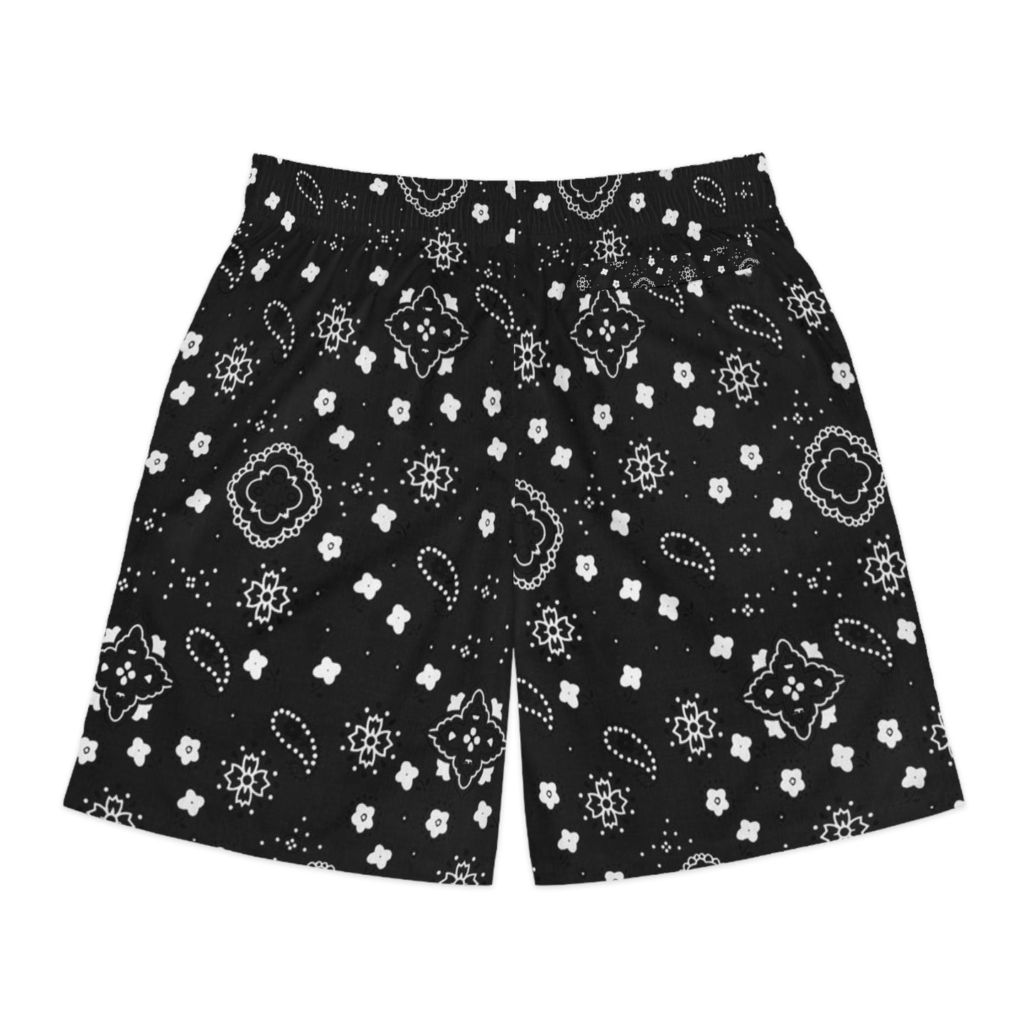 Crowgodshi Men's Black Colors Hawaiian Shorts