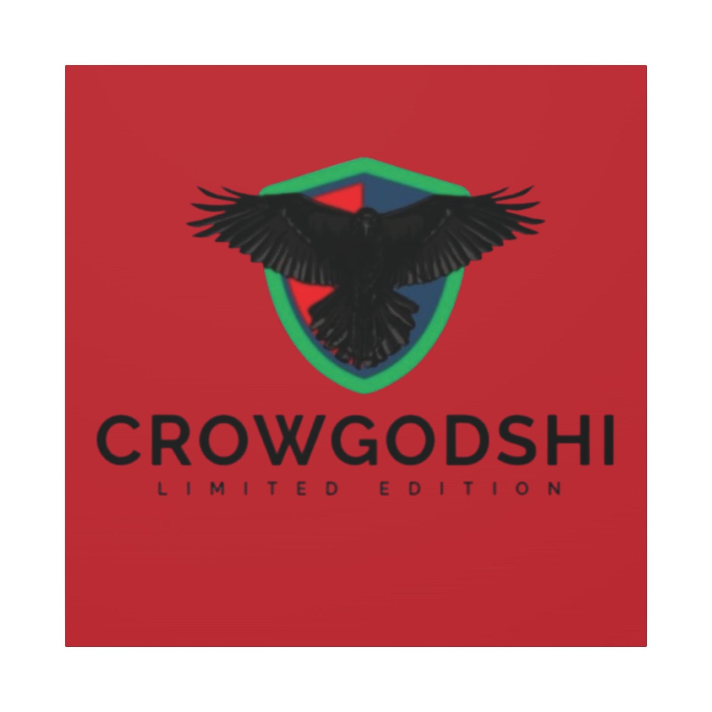 Canvas Wall Art - Limited Edition Crowgodshi Design