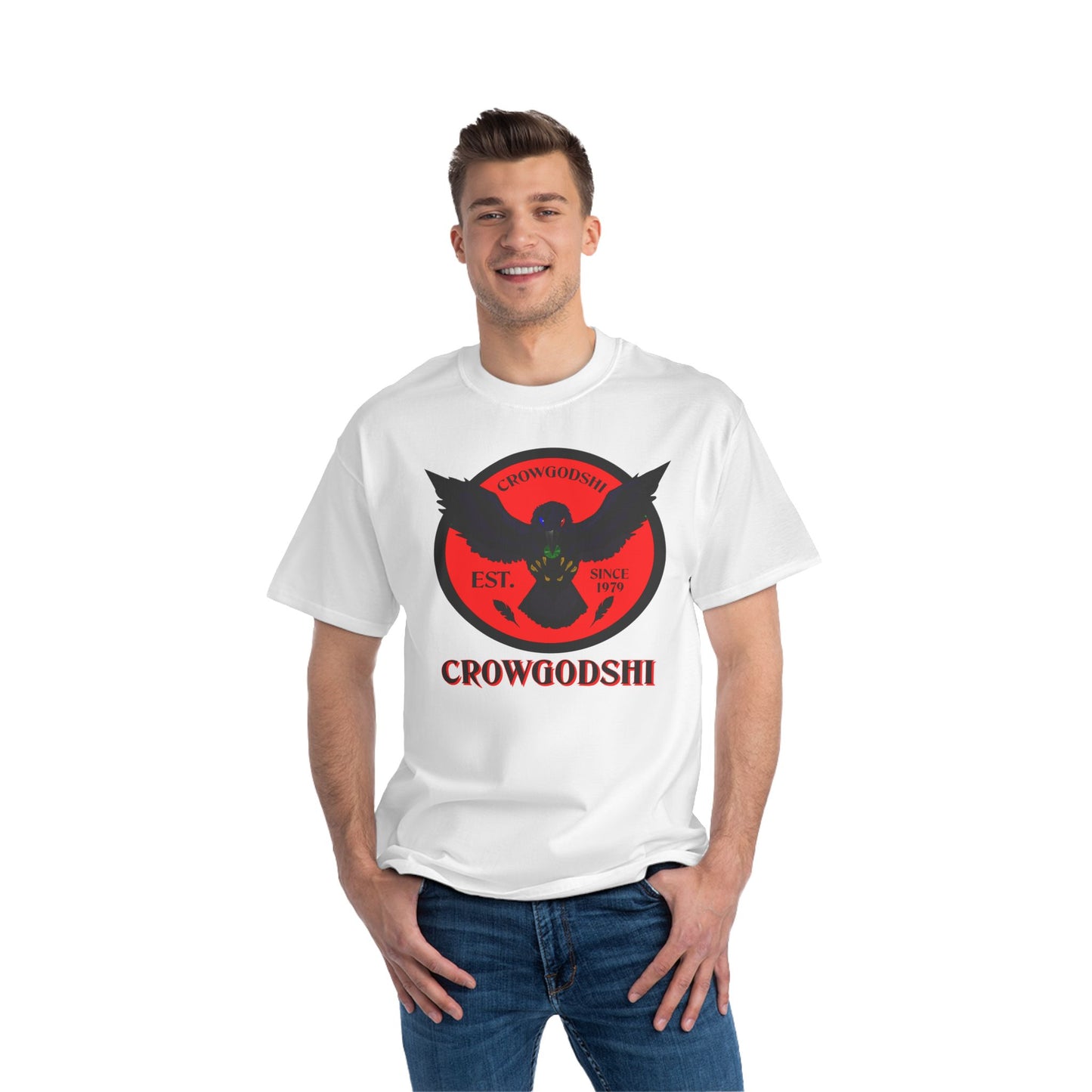 Crowgodshi First Generation Limited Edition Beefy-T®, RED LOGO