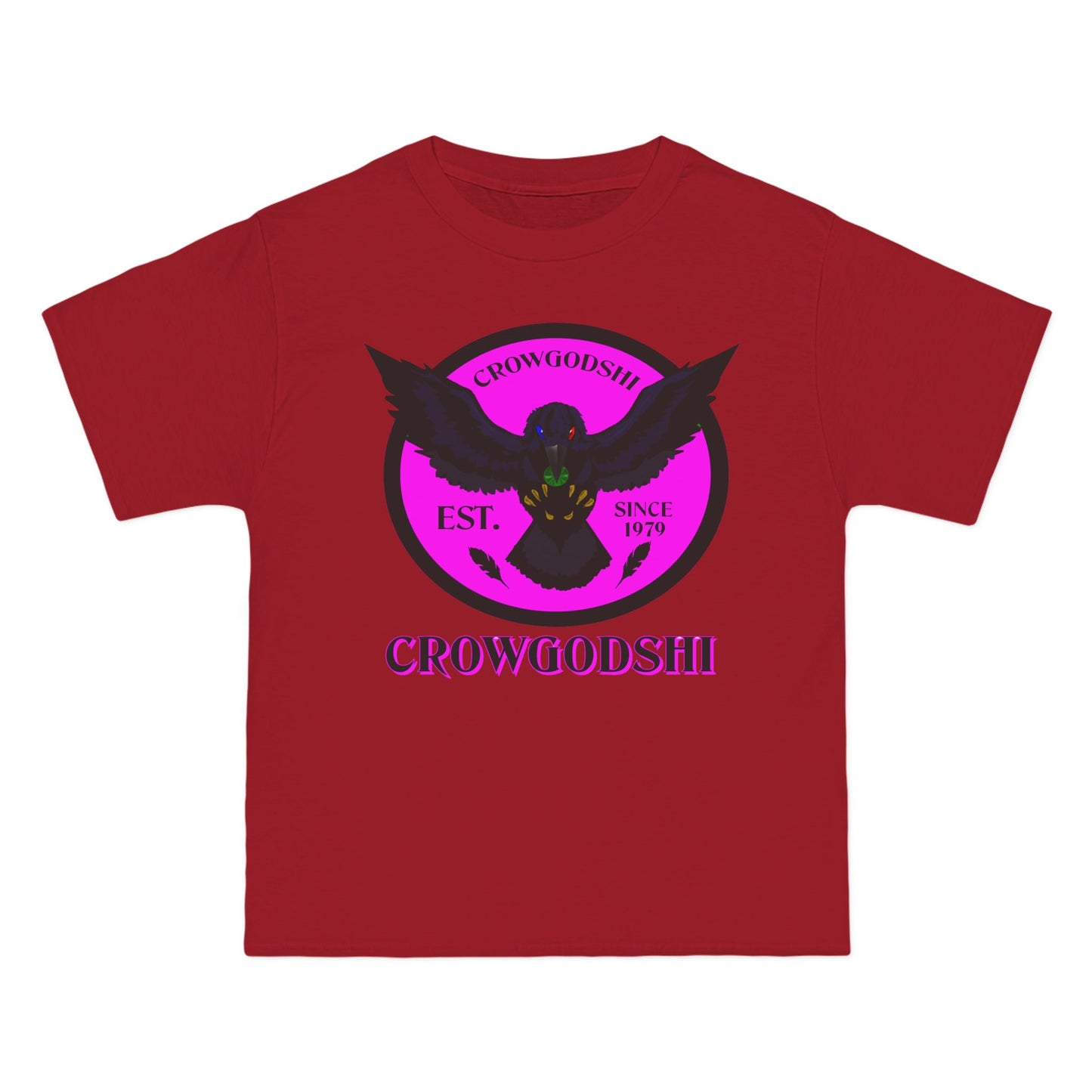 Crowgodshi First Generation Limited Edition Beefy-T®, PINK LOGO