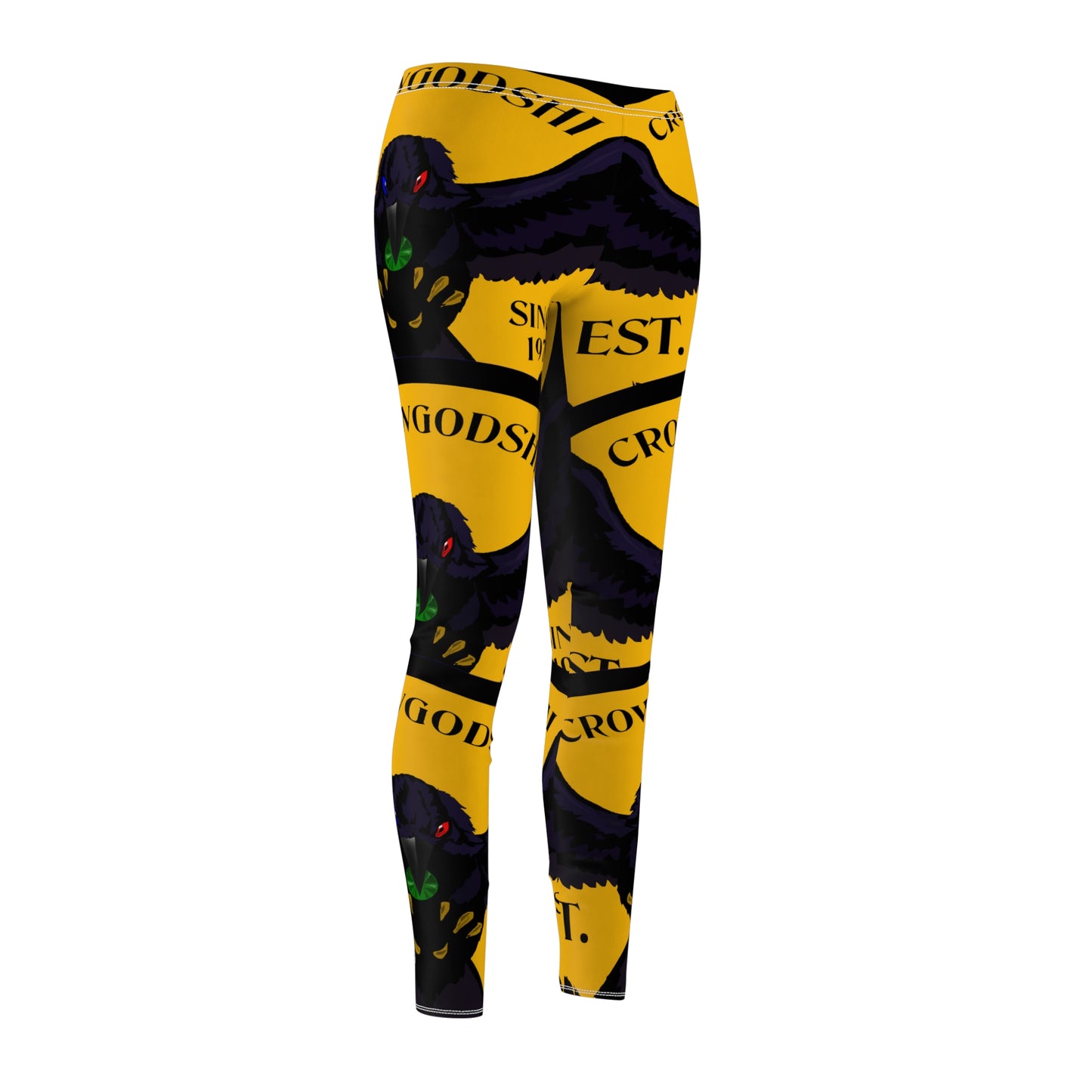 Women's Crowgodshi First Generation #2 Limited Edition Leggings, GOLD LOGO