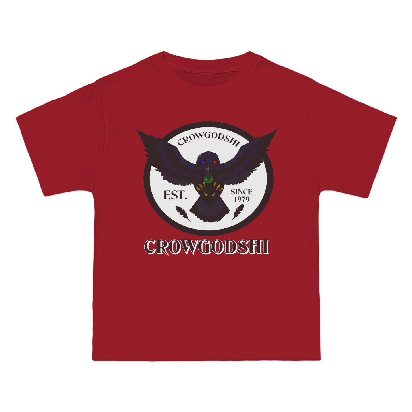 Crowgodshi First Generation Limited Edition Beefy-T®, WHITE LOGO