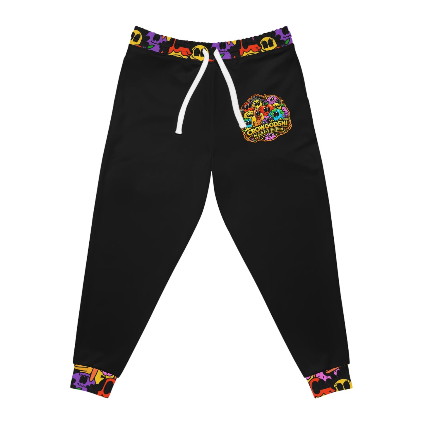 Crowgodshi Designer Black Eye Edition Athletic Joggers