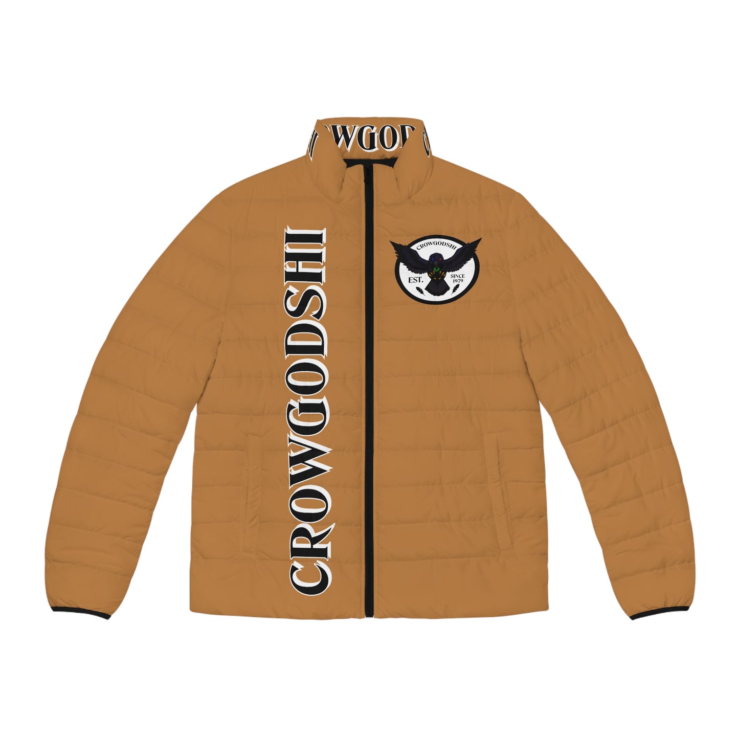 3rd Generation Men's CROWGODSHI Puffer Jacket, LIGHT BROWN