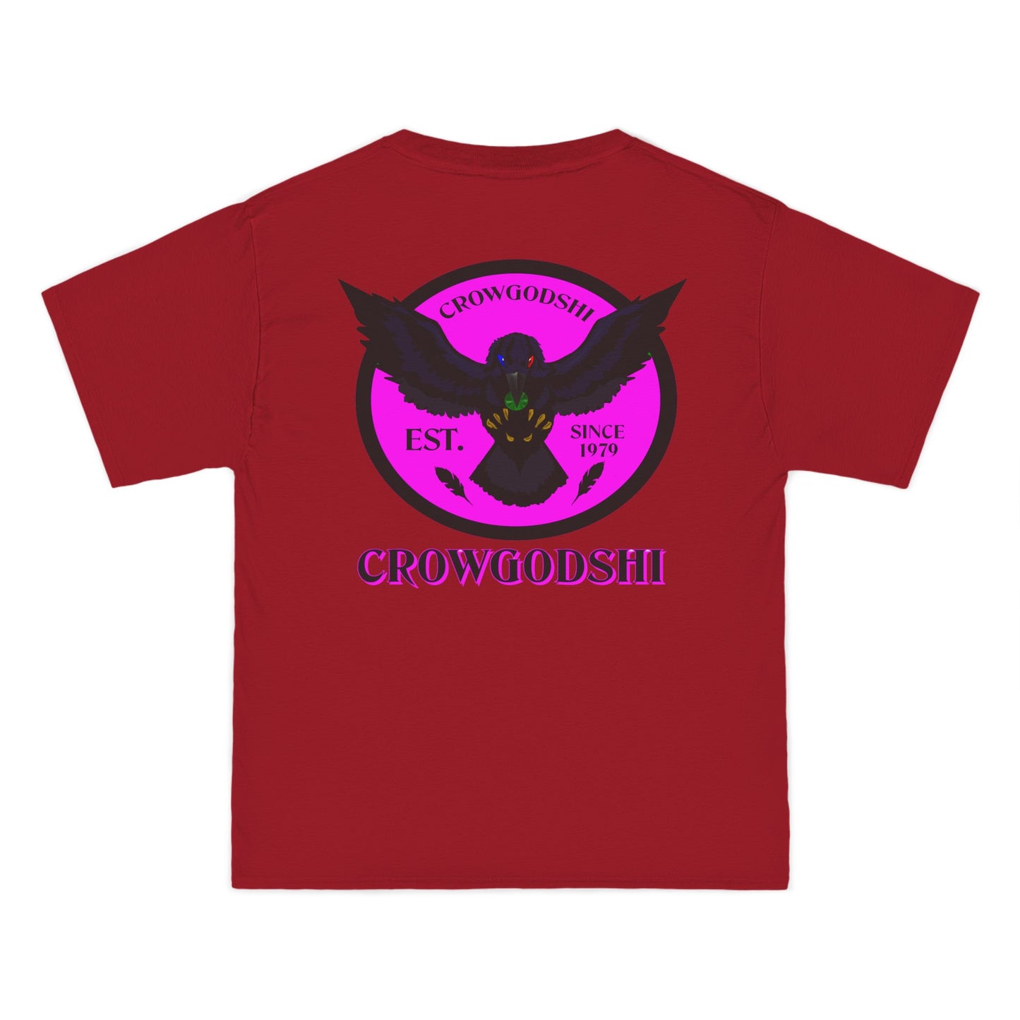 Crowgodshi First Generation Limited Edition Beefy-T®, PINK LOGO
