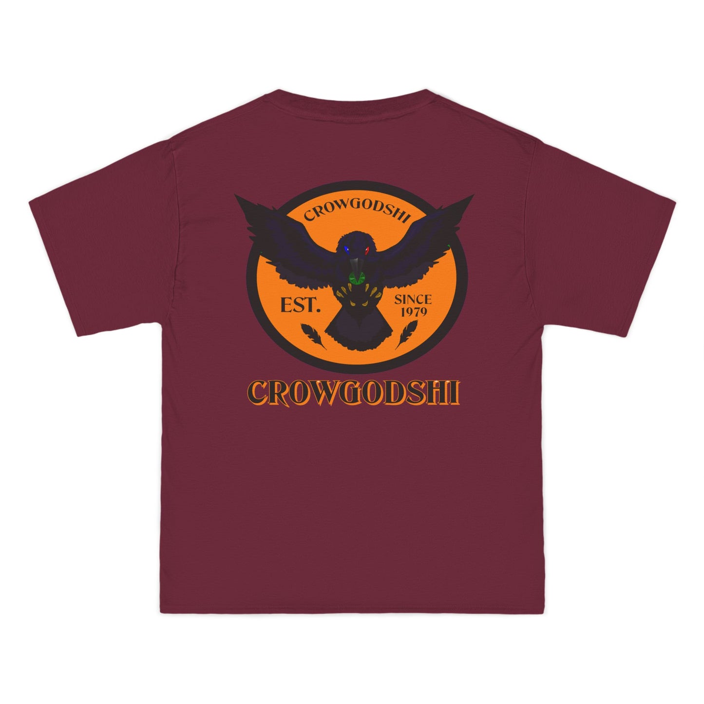 Crowgodshi First Generation Limited Edition Beefy-T®, ORANGE LOGO