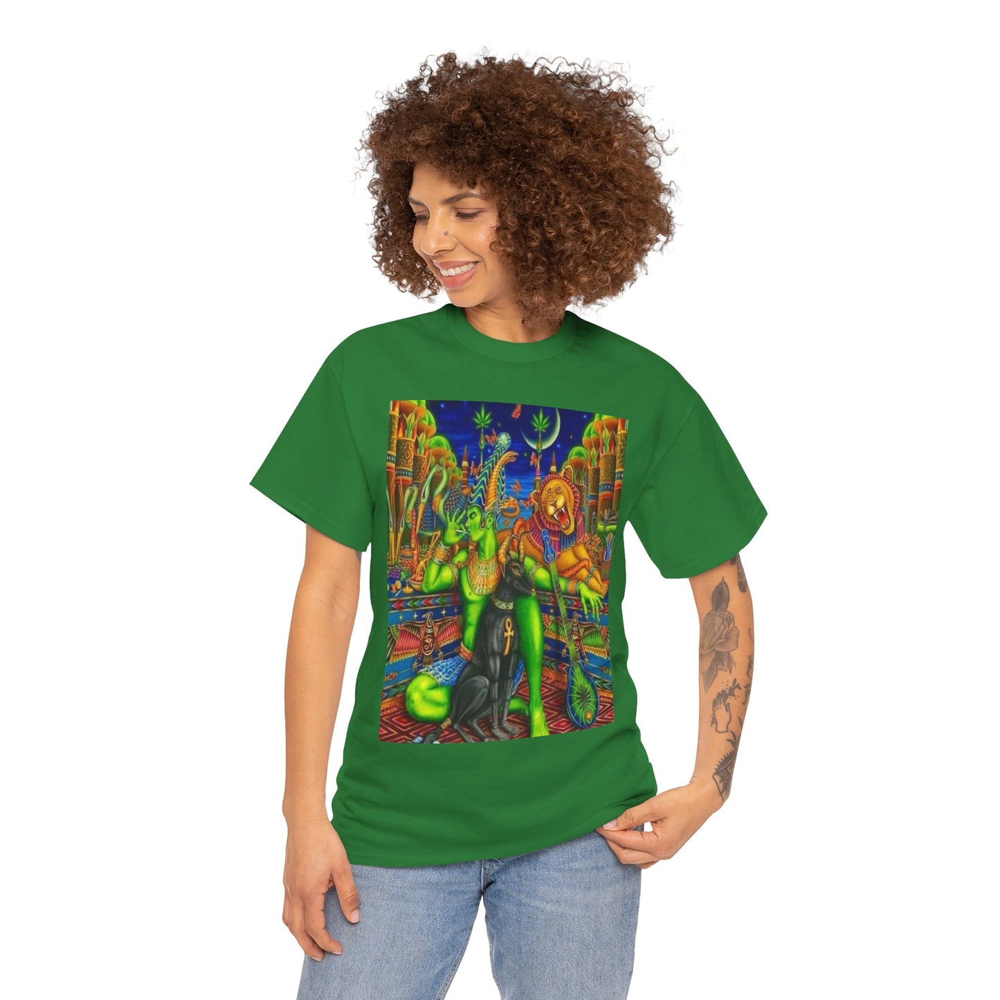 Crowgodshi "GREEN GOD MAGIC" Gic Crow Edition T-Shirt