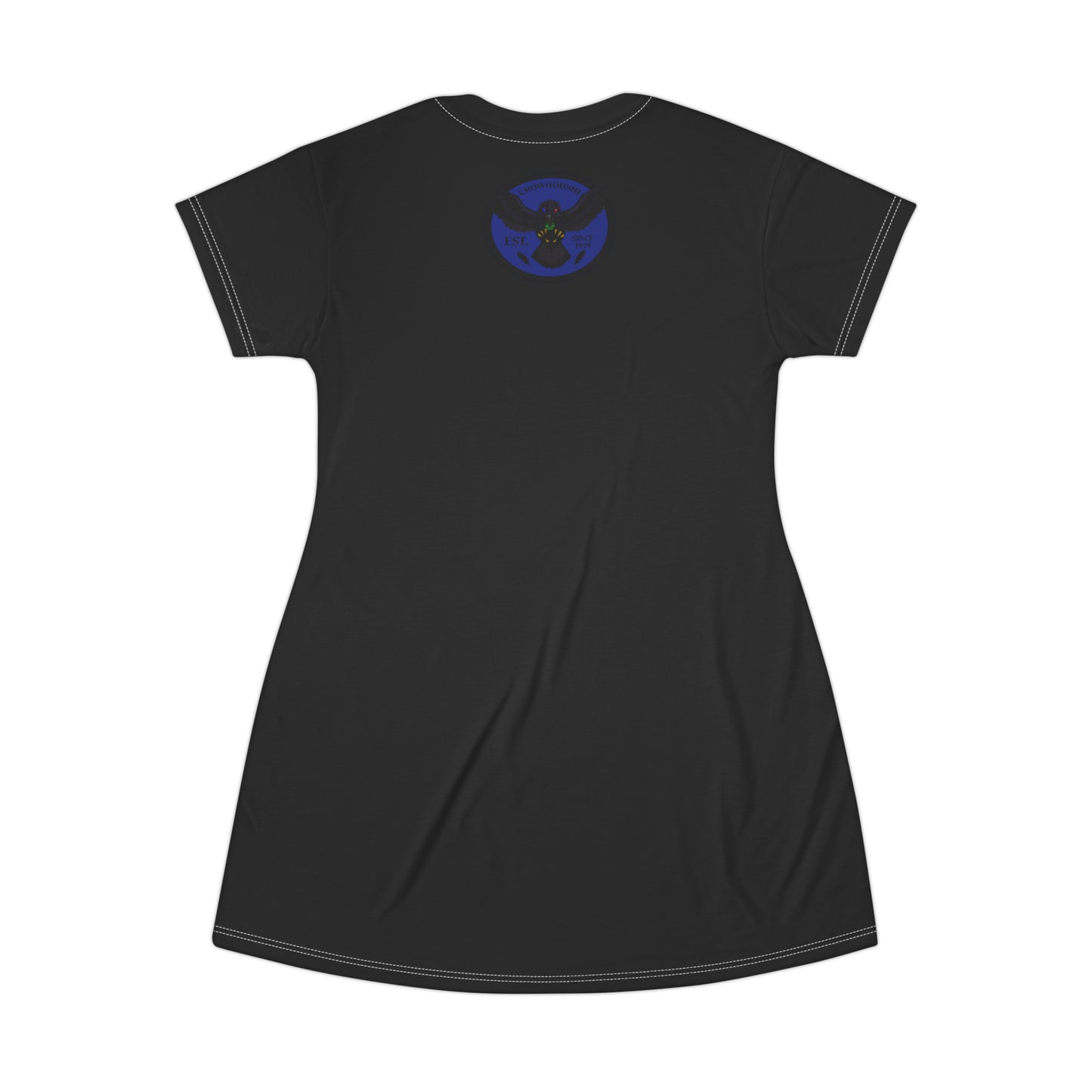 Crowgodshi Symbol T-Shirt Dress, DUKE BLUE LOGO