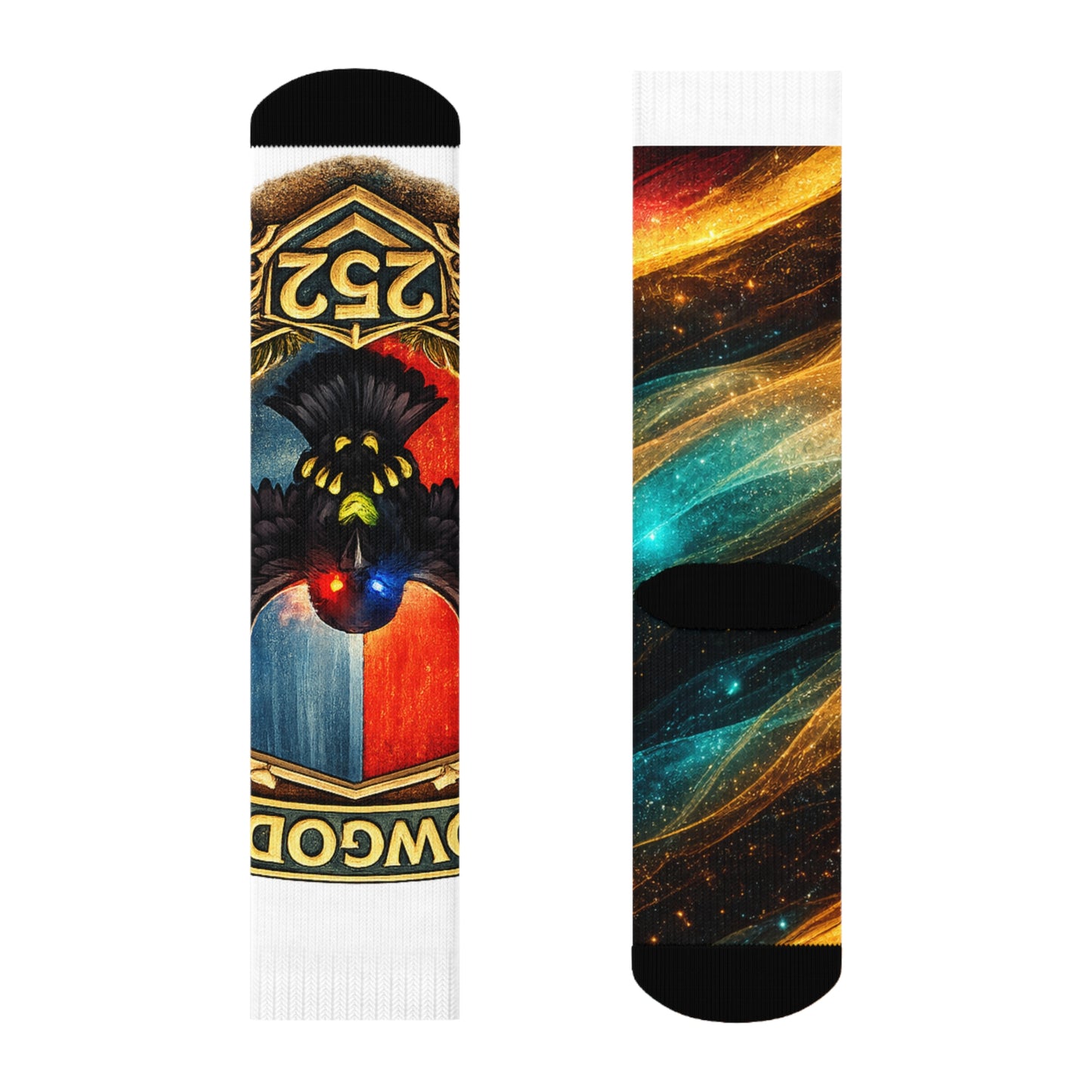 Crowgodshi 252 Legend Crew Socks - Perfect for Everyday Comfort & Fashion