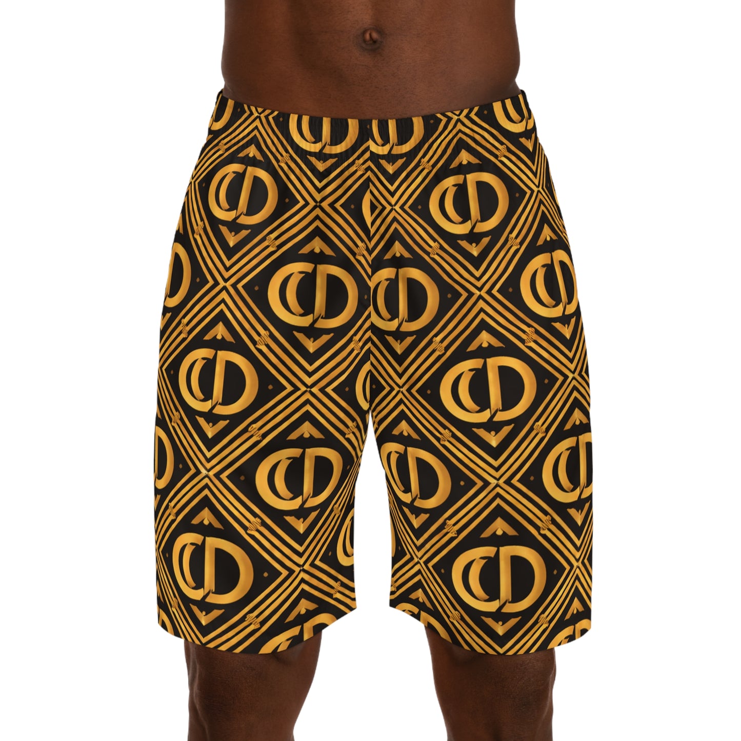 Crowgodshi Designer Men's Hawaiian Shorts