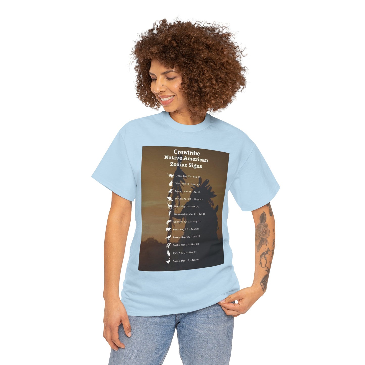 Crowgodshi "Native American Zodiacs" Gic Crow Edition T-Shirt