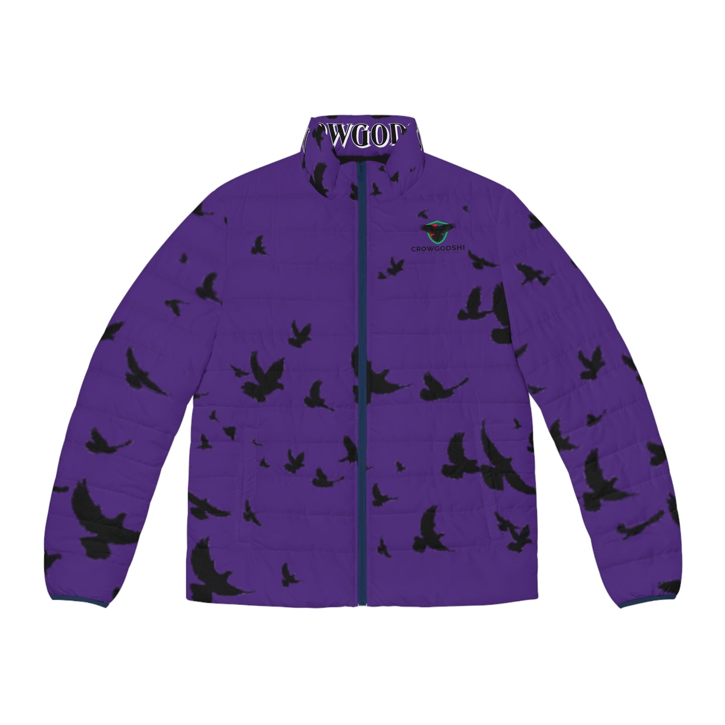 Crowgodshi Limited Edition Men's Puffer Jacket (PURPLE)