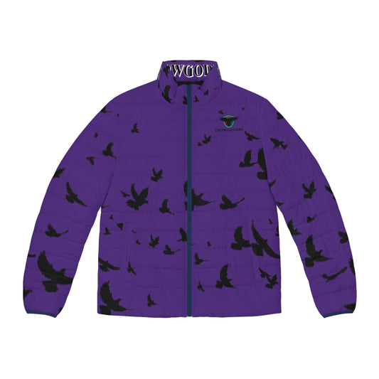 Crowgodshi Limited Edition Men's Puffer Jacket (PURPLE)