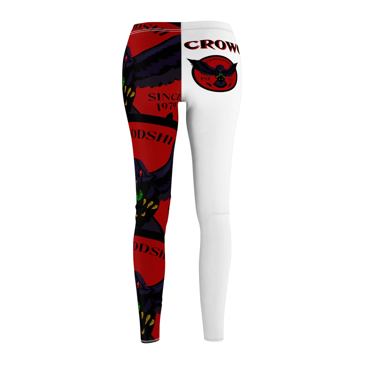 Women's Crowgodshi First Generation Limited Edition Leggings, BURGUNDY LOGO