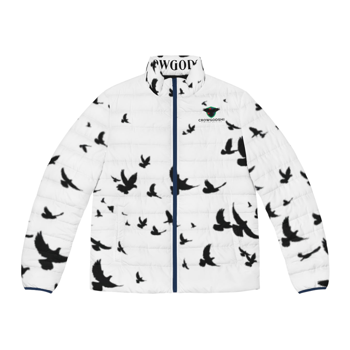 Crowgodshi Limited Edition Men's Puffer Jacket (WHITE)
