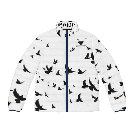 Crowgodshi Limited Edition Men's Puffer Jacket (WHITE)