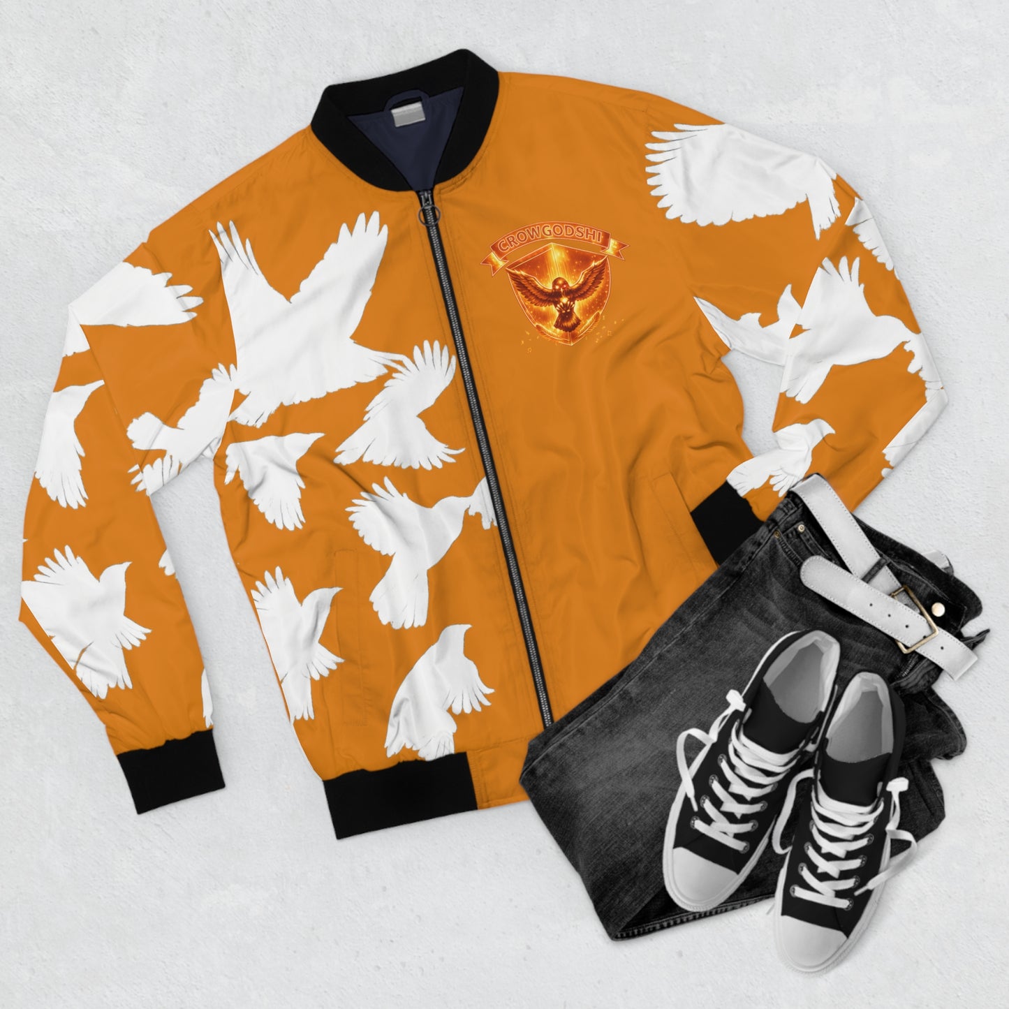 Crowgodshi Designer Bomber Jacket