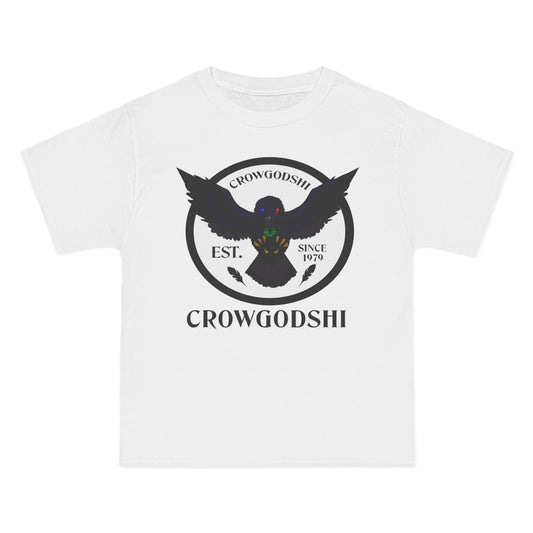 Crowgodshi First Generation Limited Edition Beefy-T®, WHITE LOGO