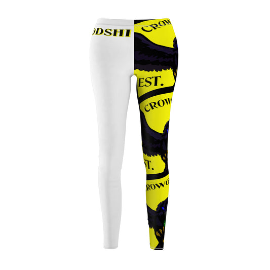 Women's Crowgodshi First Generation Limited Edition Leggings, YELLOW LOGO