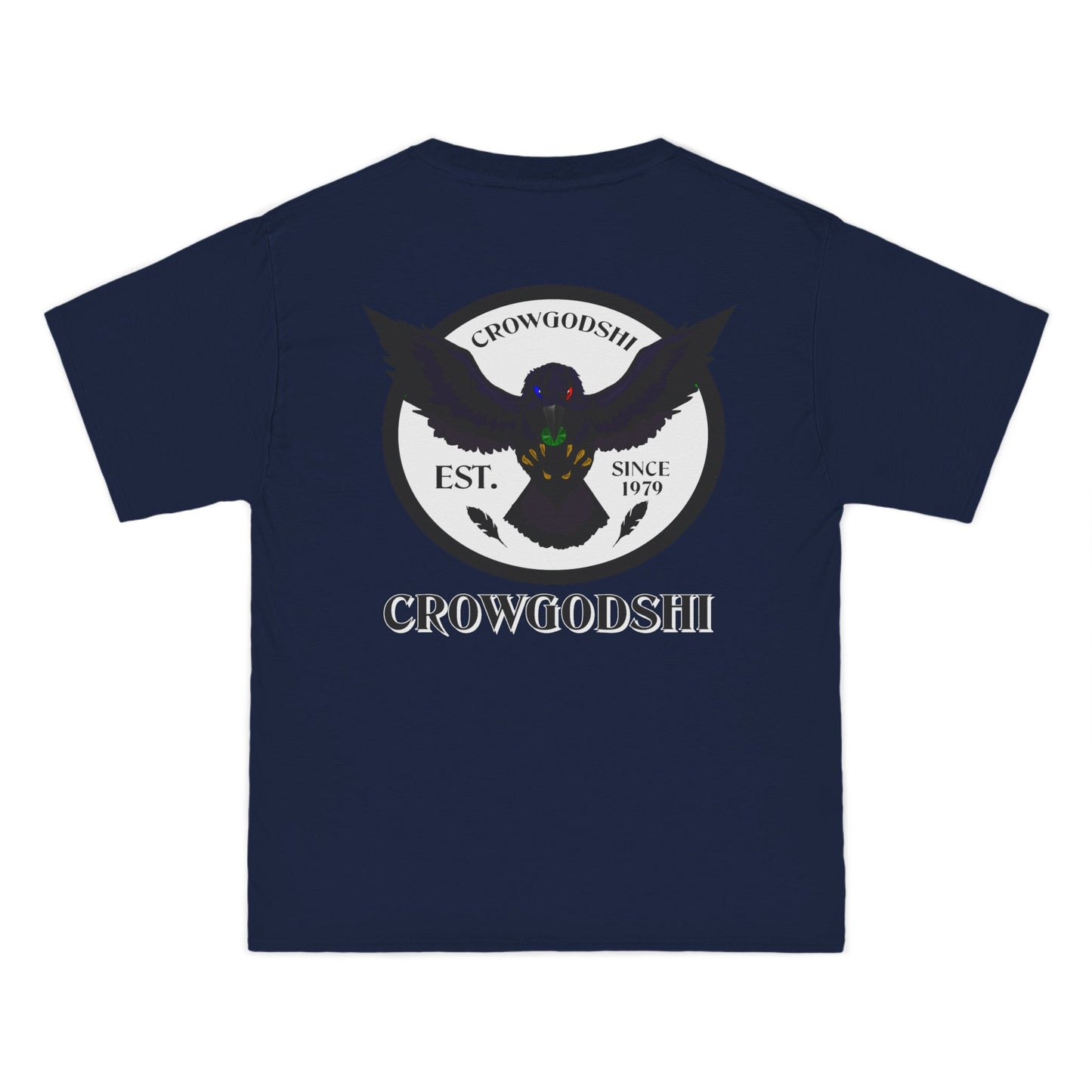 Crowgodshi First Generation Limited Edition Beefy-T®, WHITE LOGO