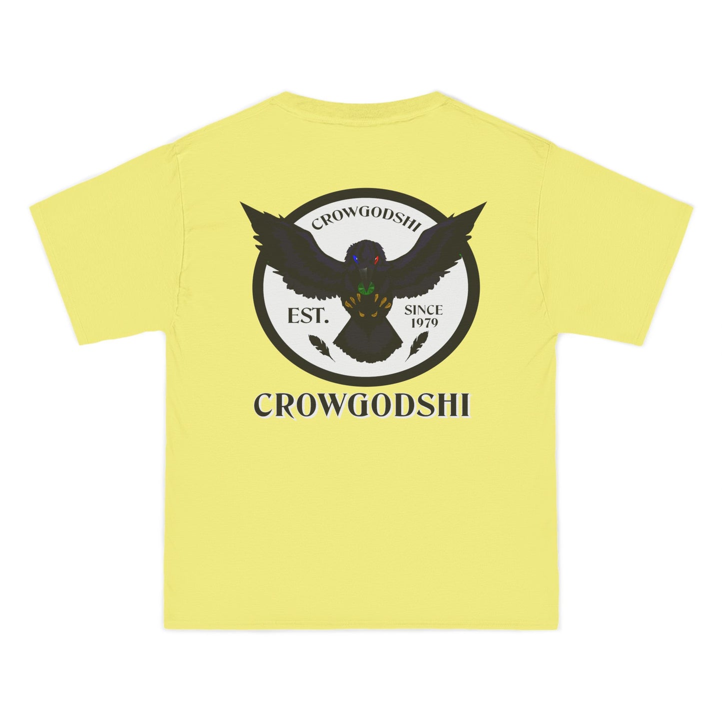 Crowgodshi First Generation Limited Edition Beefy-T®, WHITE LOGO