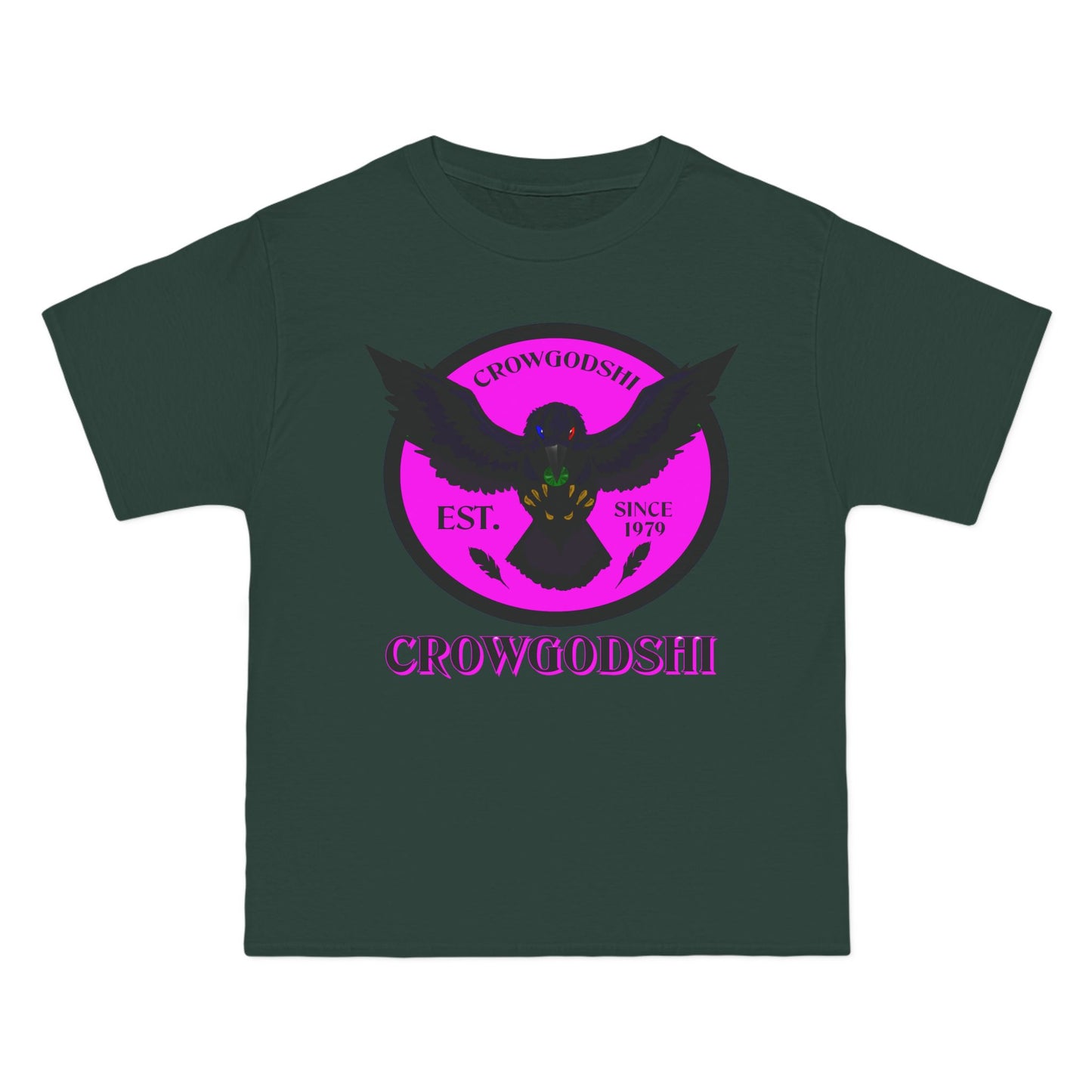 Crowgodshi First Generation Limited Edition Beefy-T®, PINK LOGO