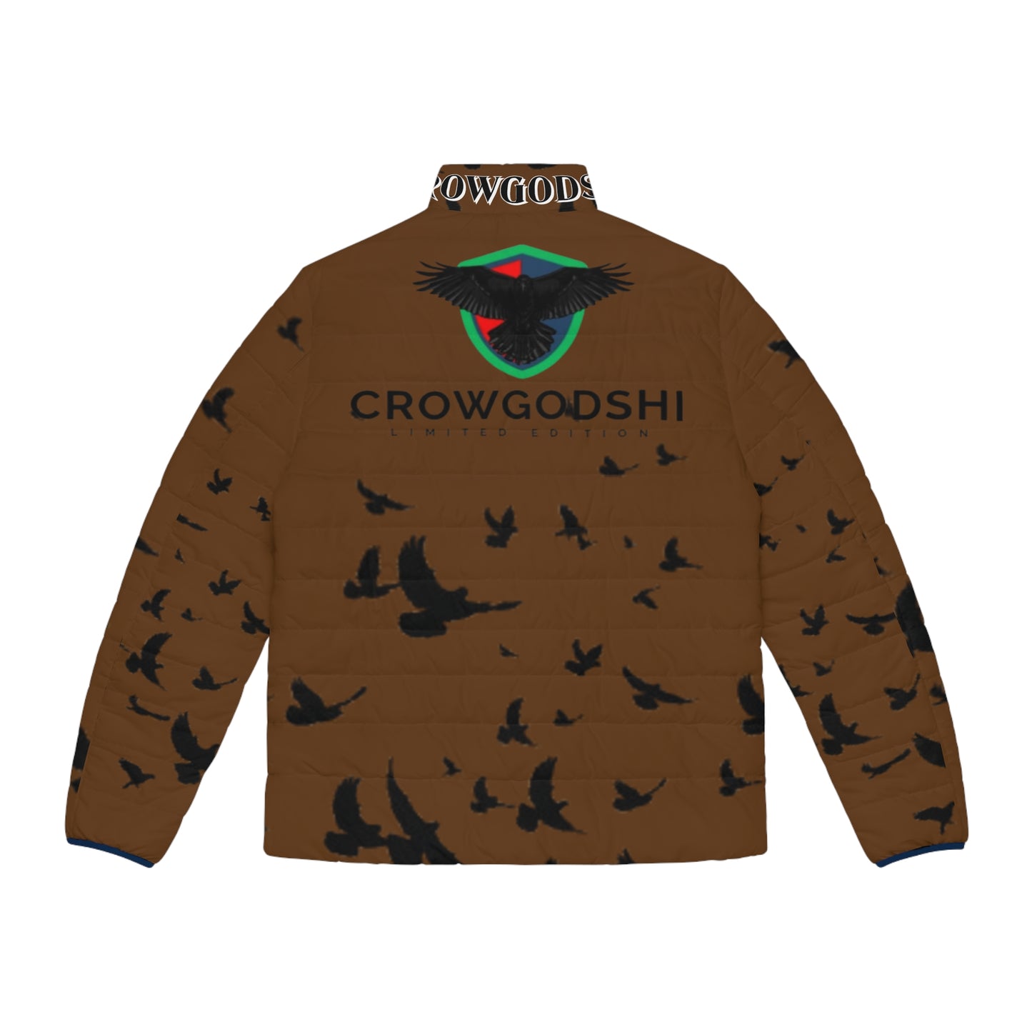 Crowgodshi Limited Edition Men's Puffer Jacket (BROWN)