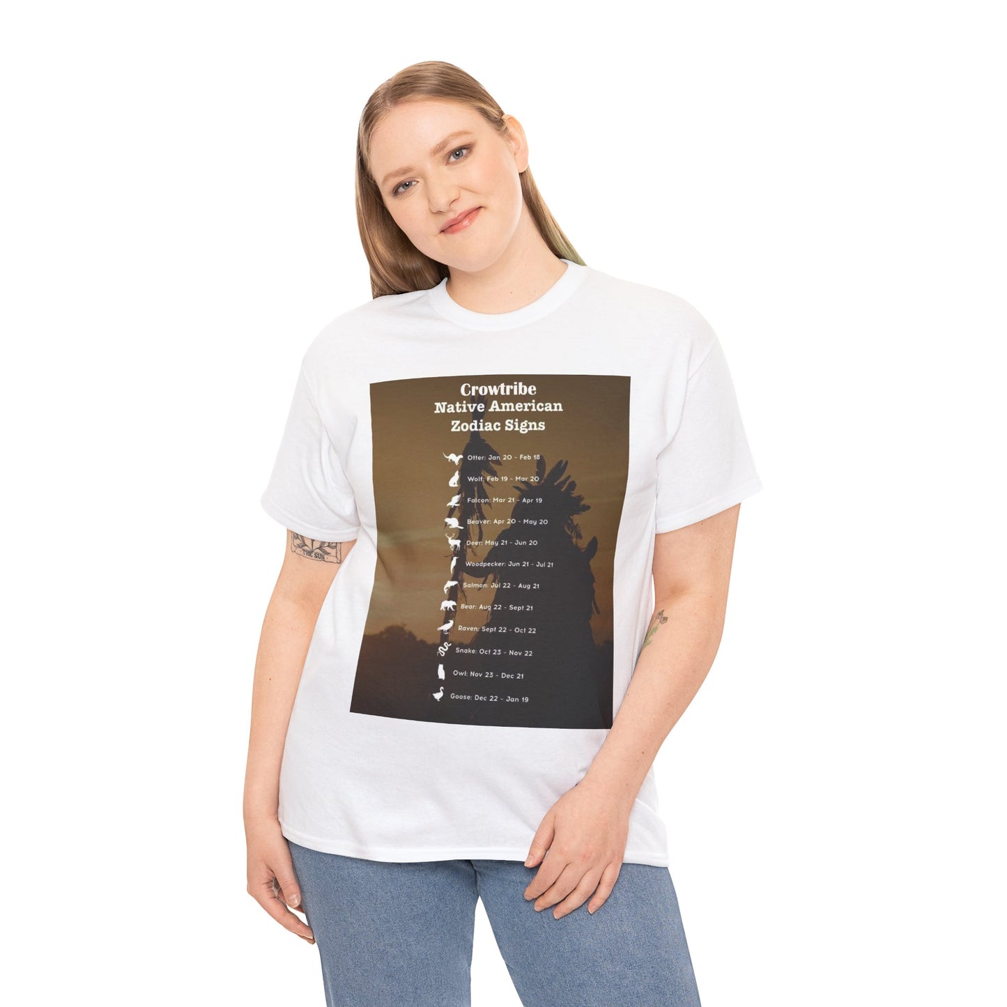 Crowgodshi "Native American Zodiacs" Gic Crow Edition T-Shirt
