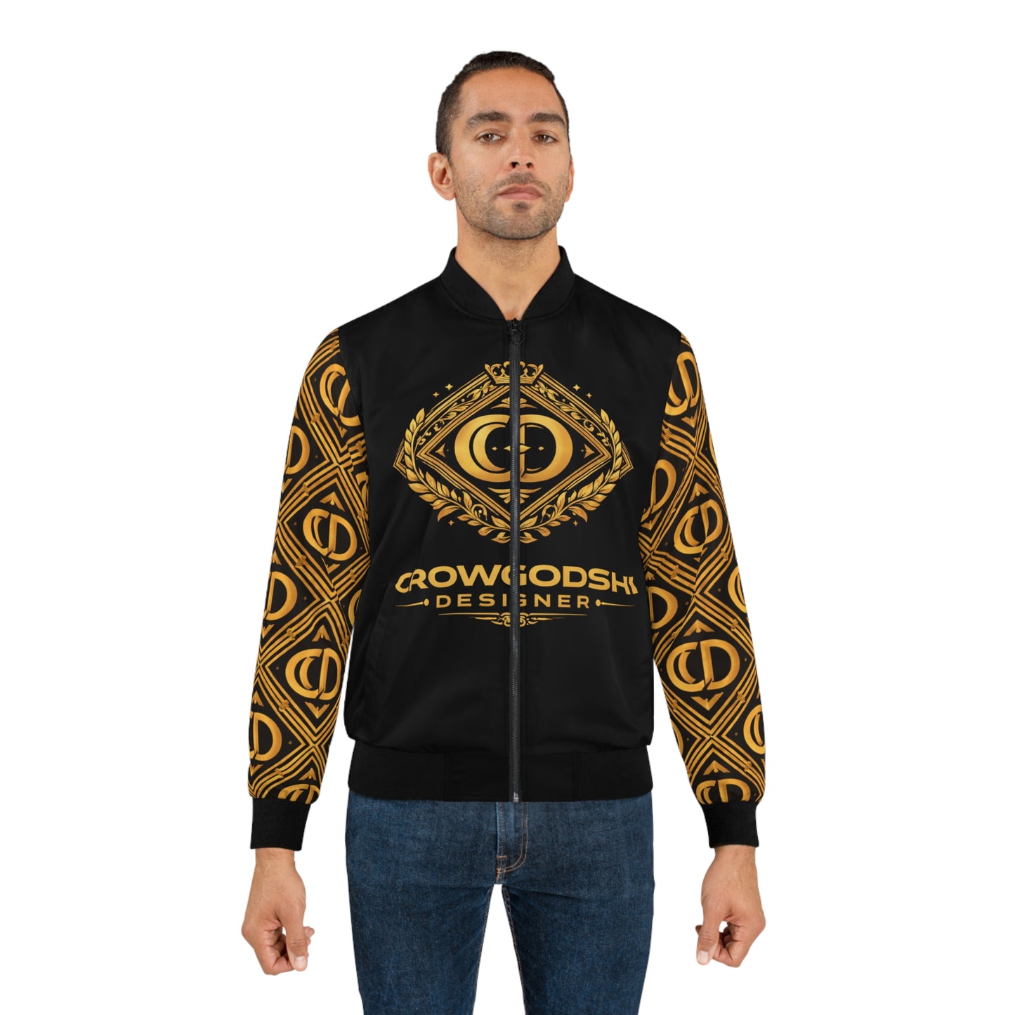 CrowGodShi Designer Bomber Jacket