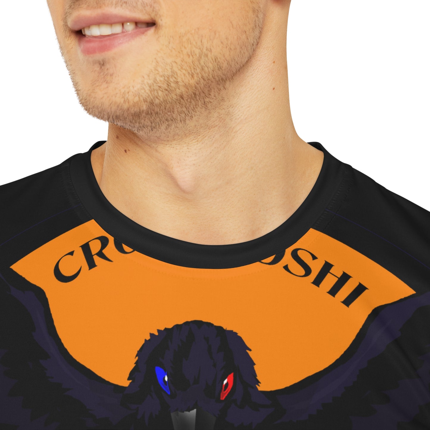 Special Edition Crowgodshi Designer T-shirt, ORANGE LOGO