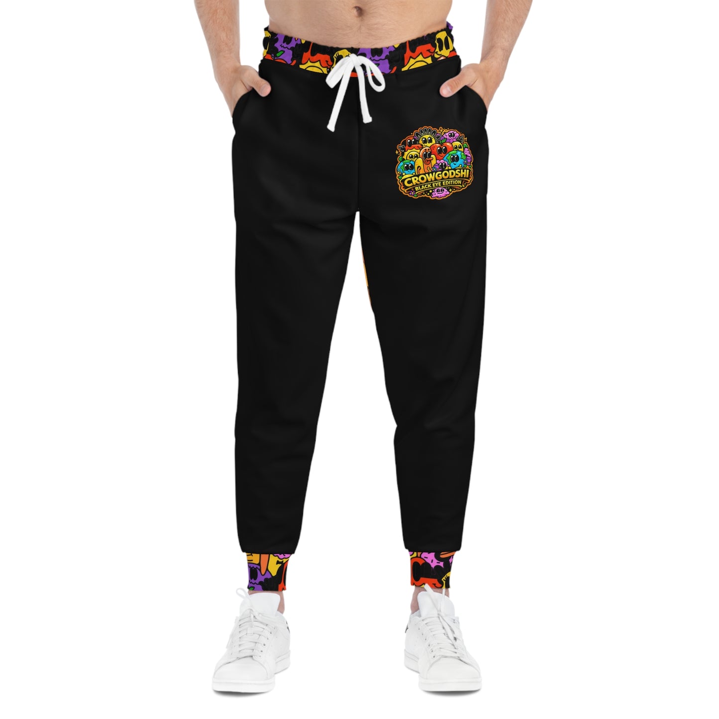 Crowgodshi Designer Black Eye Edition Athletic Joggers