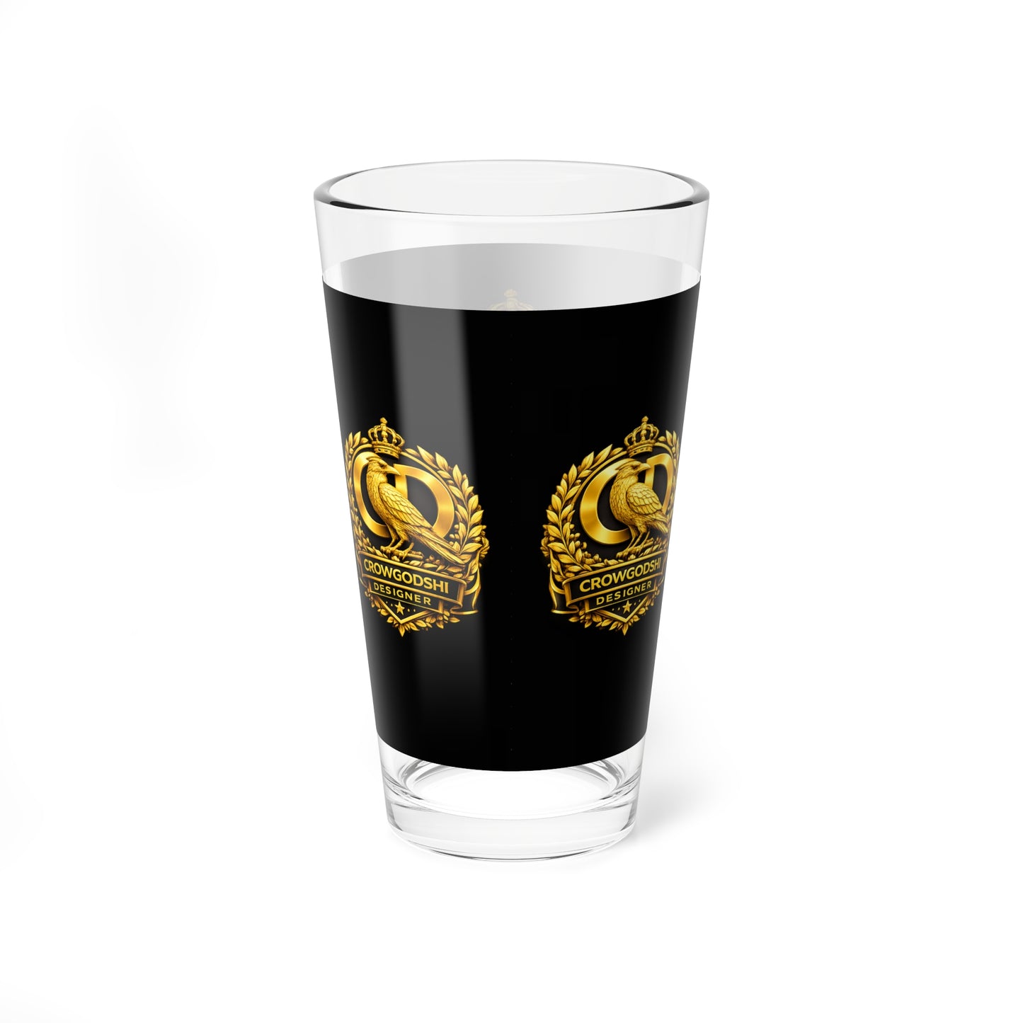 Crowgodshi Designer Glass 16oz — Luxury Barware