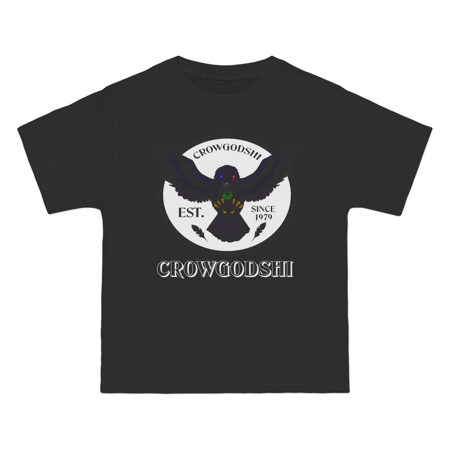 Crowgodshi First Generation Limited Edition Beefy-T®, WHITE LOGO