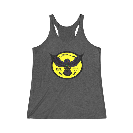 Women's Crowgodshi First Generation Limited Edition Tank Top, YELLOW LOGO