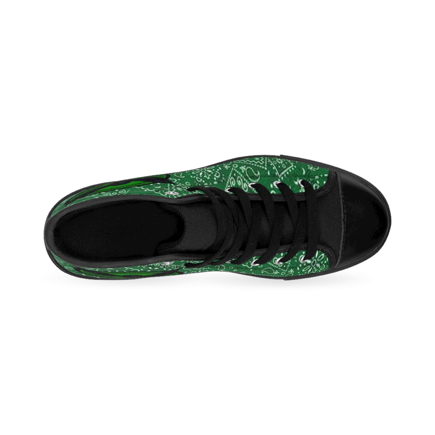 Crowgodshi Men's Green Colors High Tops