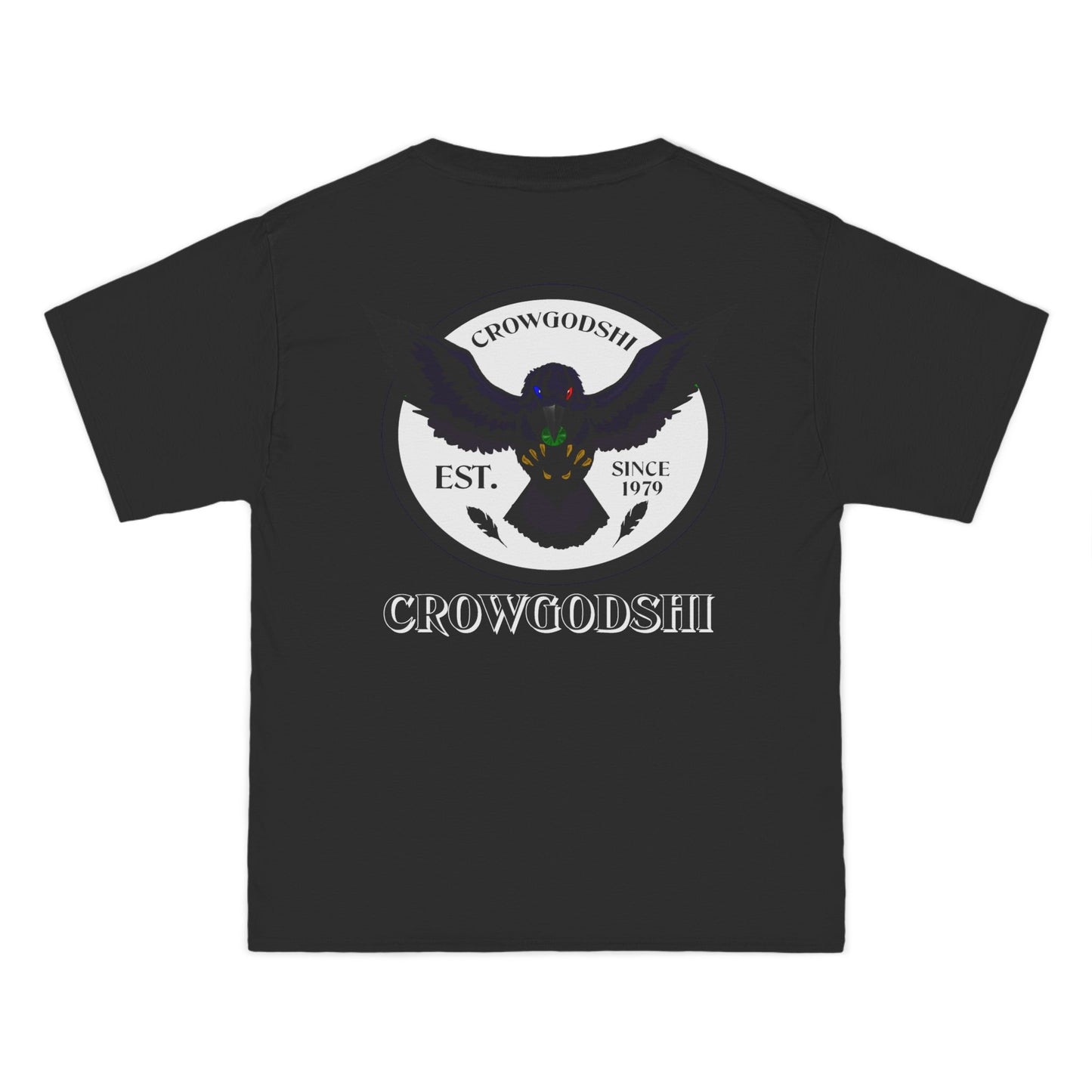Crowgodshi First Generation Limited Edition Beefy-T®, WHITE LOGO