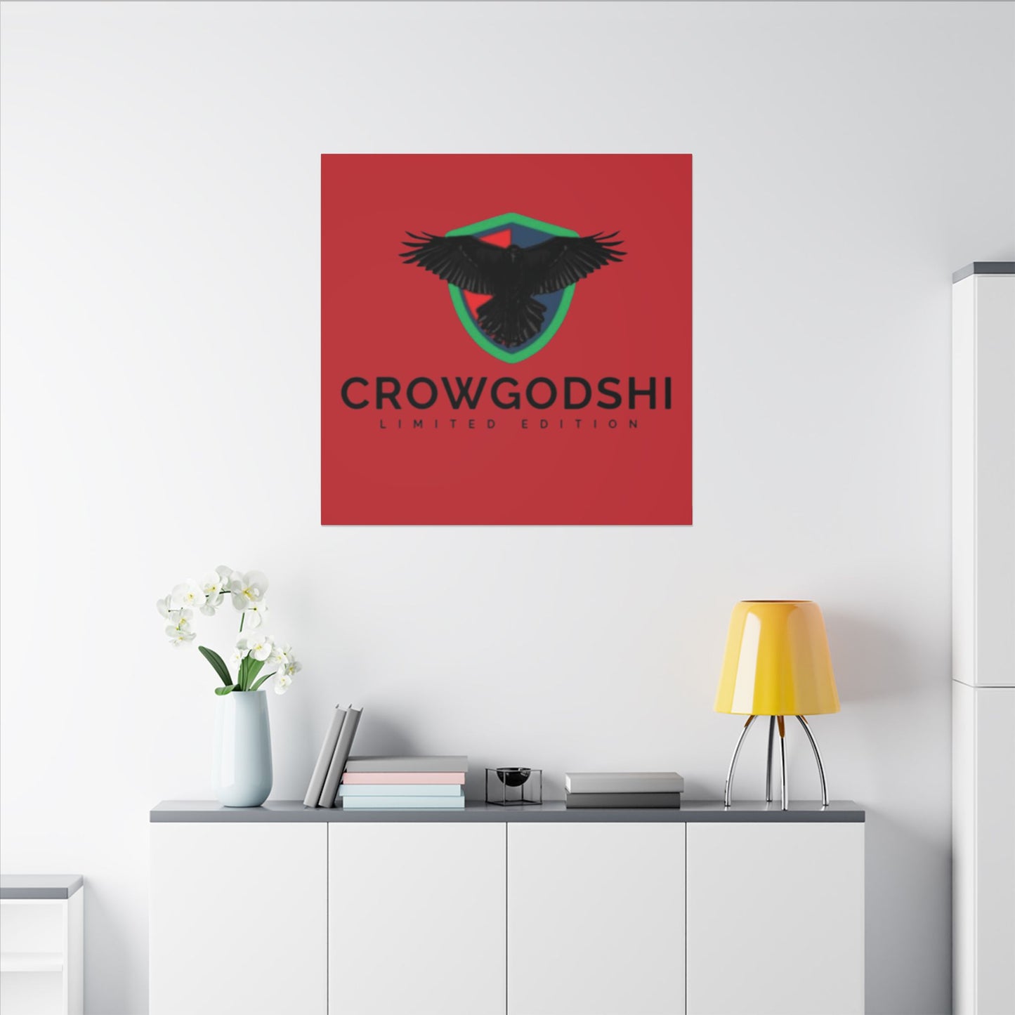 Canvas Wall Art - Limited Edition Crowgodshi Design