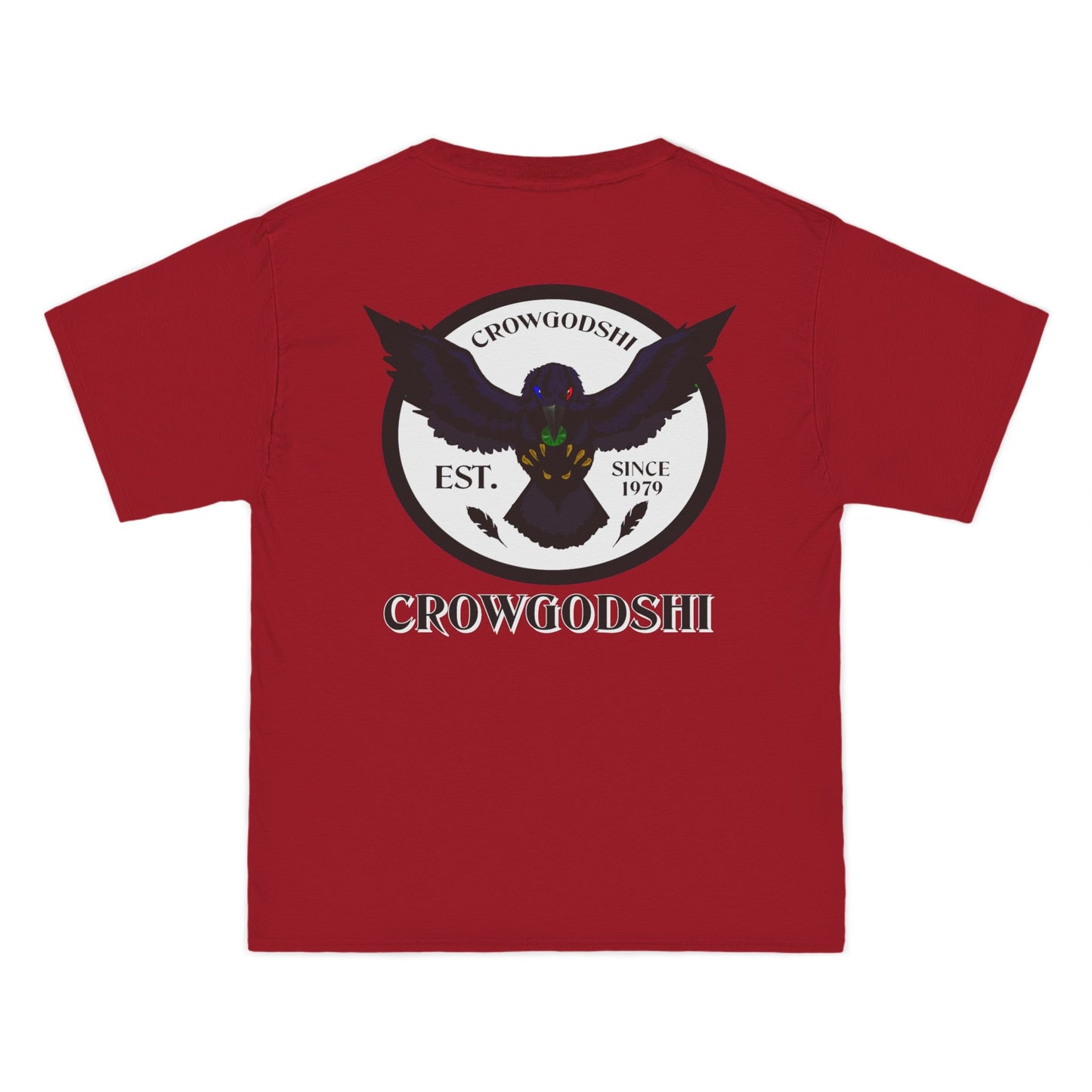 Crowgodshi First Generation Limited Edition Beefy-T®, WHITE LOGO
