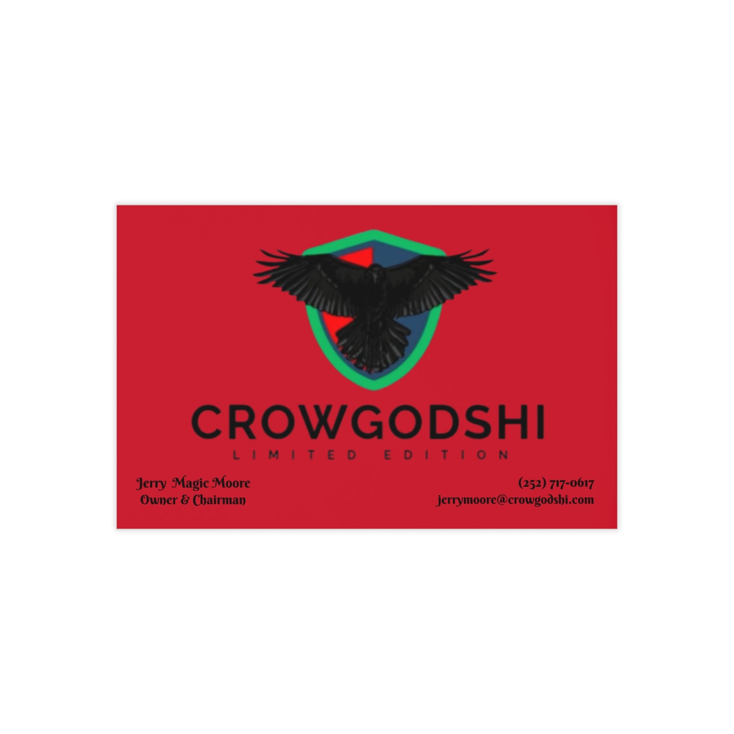 Crowgodshi Entertaiment Business Cards, 100pcs