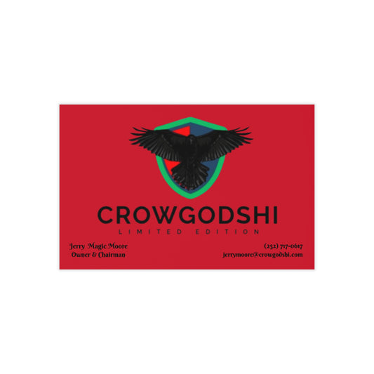 Crowgodshi Entertaiment Business Cards, 100pcs