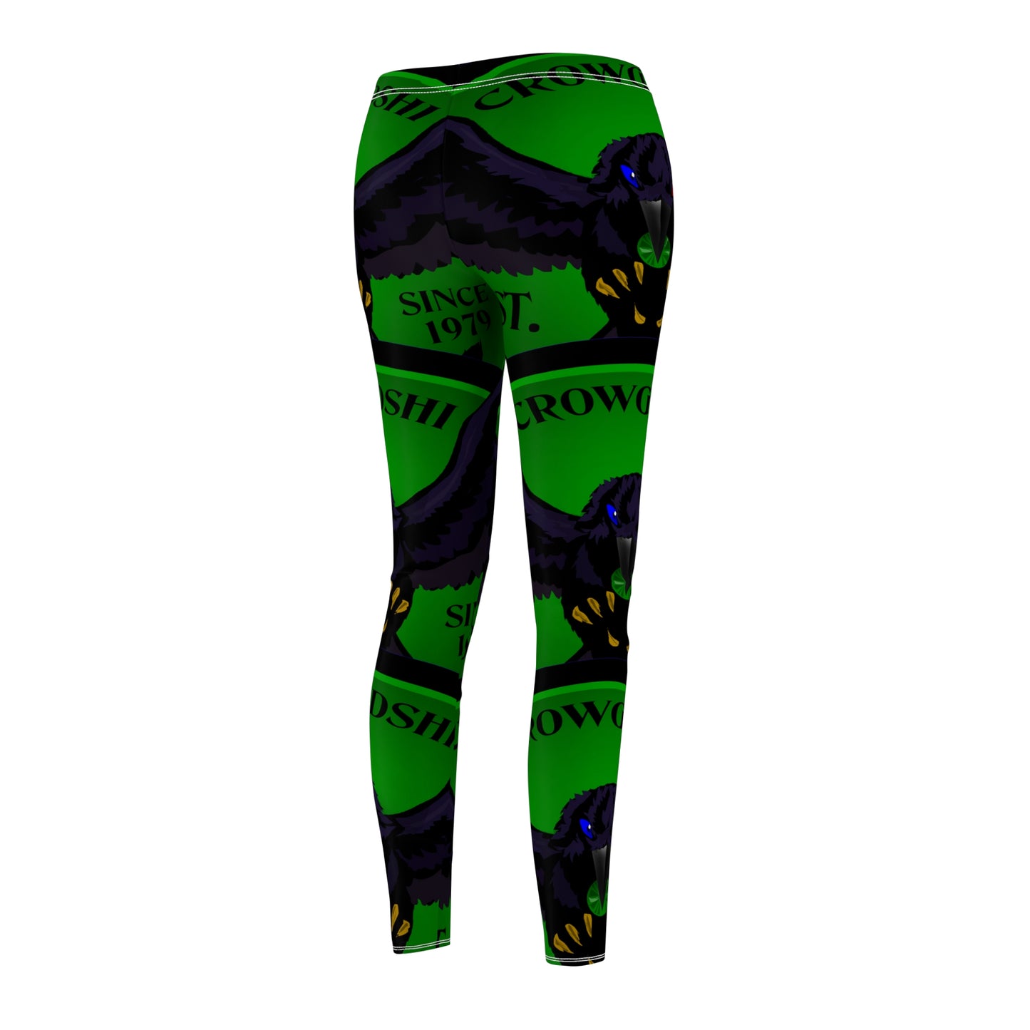 Women's Crowgodshi First Generation #2 Limited Edition Leggings, GREEN LOGO
