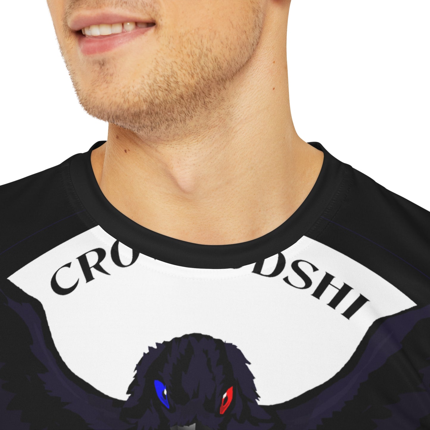 Special Edition Crowgodshi Designer T-shirt, WHITE LOGO