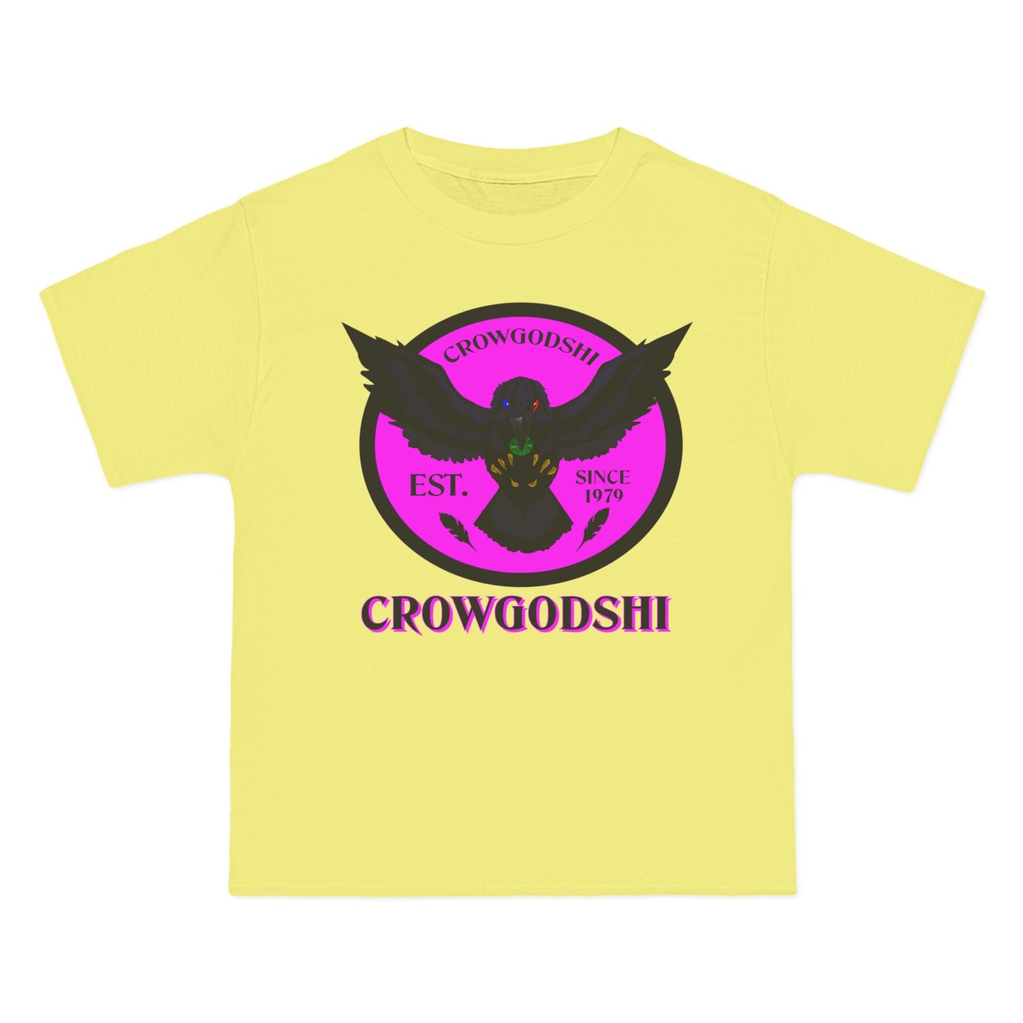 Crowgodshi First Generation Limited Edition Beefy-T®, PINK LOGO