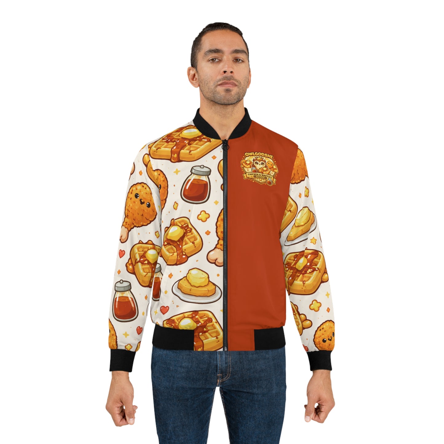 Owlgodshi Chicken & Waffles Edition Bomber Jacket