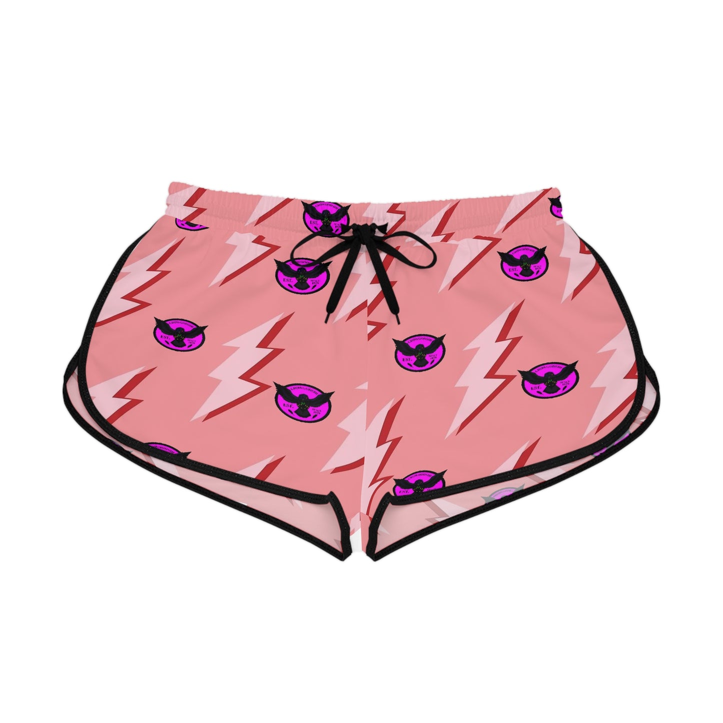 Crowgodshi Designer Pink Lightning Shorts